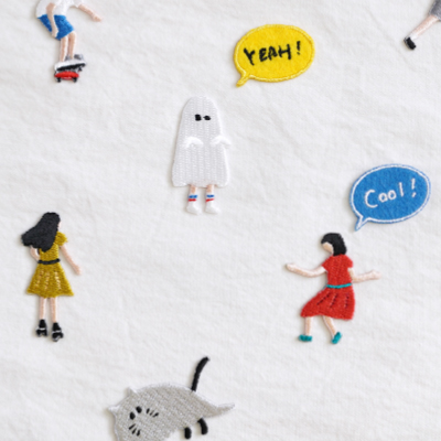 Embroidery sticker（刺しゅうステッカー）
