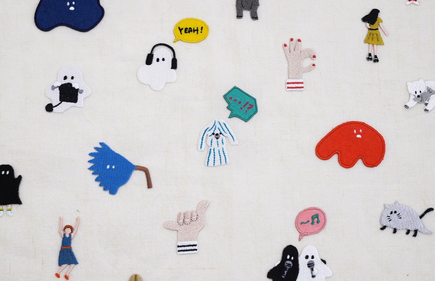 Embroidery sticker(刺しゅうステッカー)